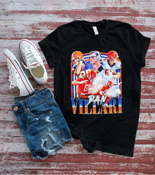 Dan Villari Vintage Football Montage T-Shirt