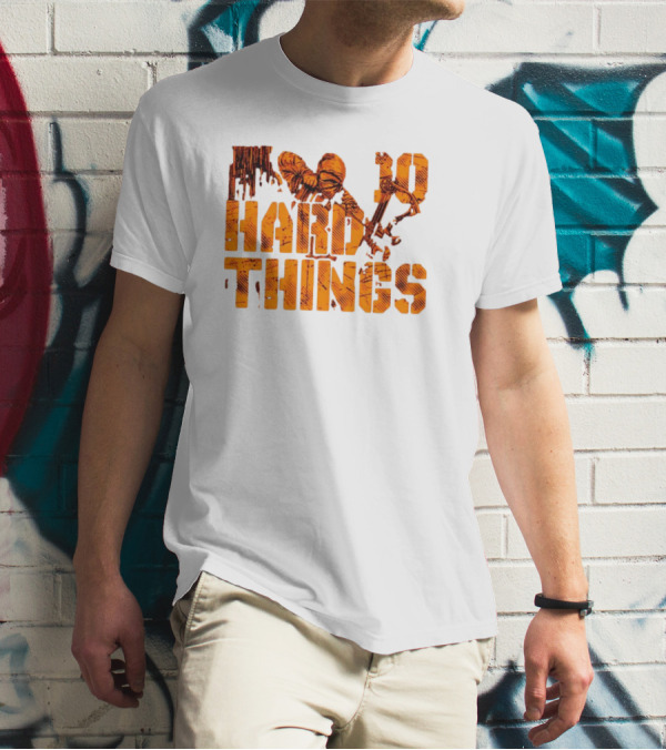 Do Hard Things Archery Bow And Arrow Drawing T-Shirt