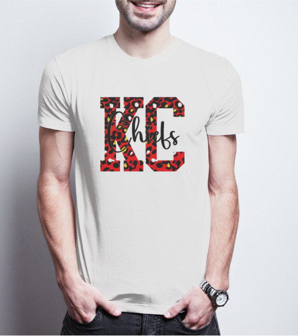 KC Chiefs Leopard Print T-Shirt