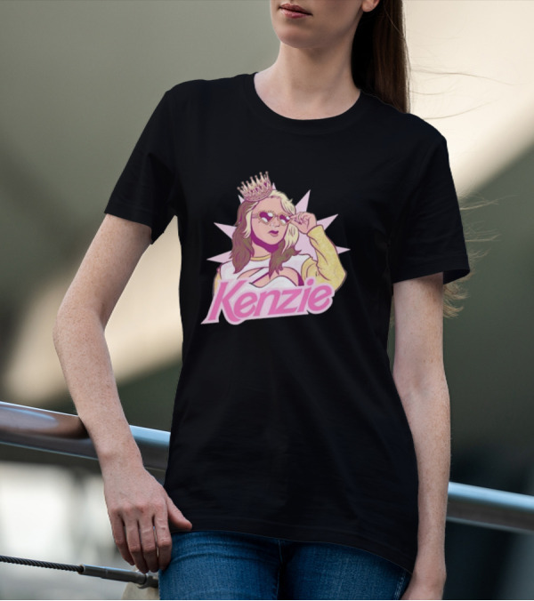 Kenzie Paige Pink Queen Icon With Crown And Sunglasses T-Shirt