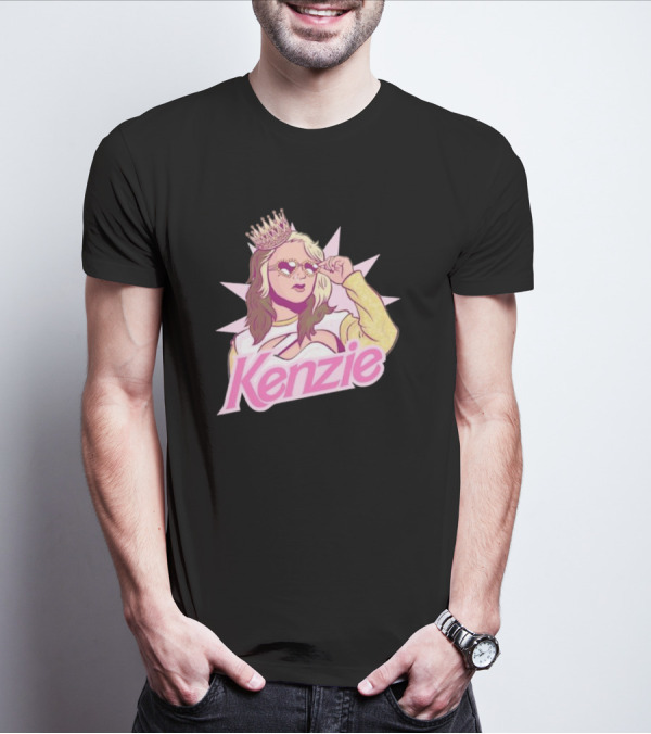 Kenzie Paige Pink Queen Icon With Crown And Sunglasses T-Shirt