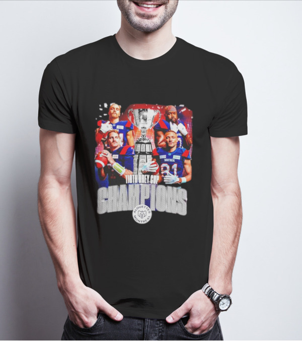 Montreal Alouettes 110th Grey Cup Champions Football Team T-Shirt