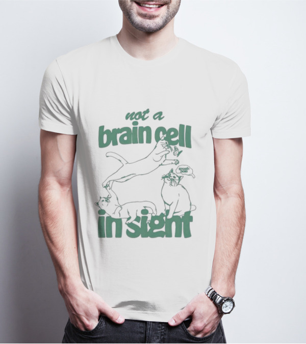 Not A Brain Cell In Sight Snoot Boopers Cats T-Shirt