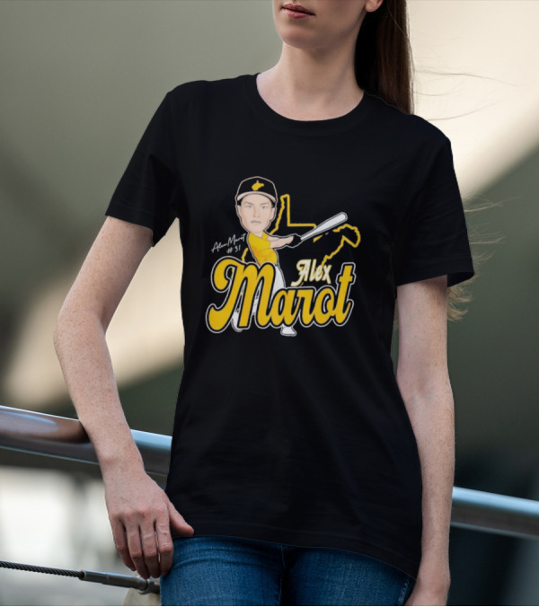 Alex Marot #51 Baseball West Virginia Icon 2023-2024 T-Shirt