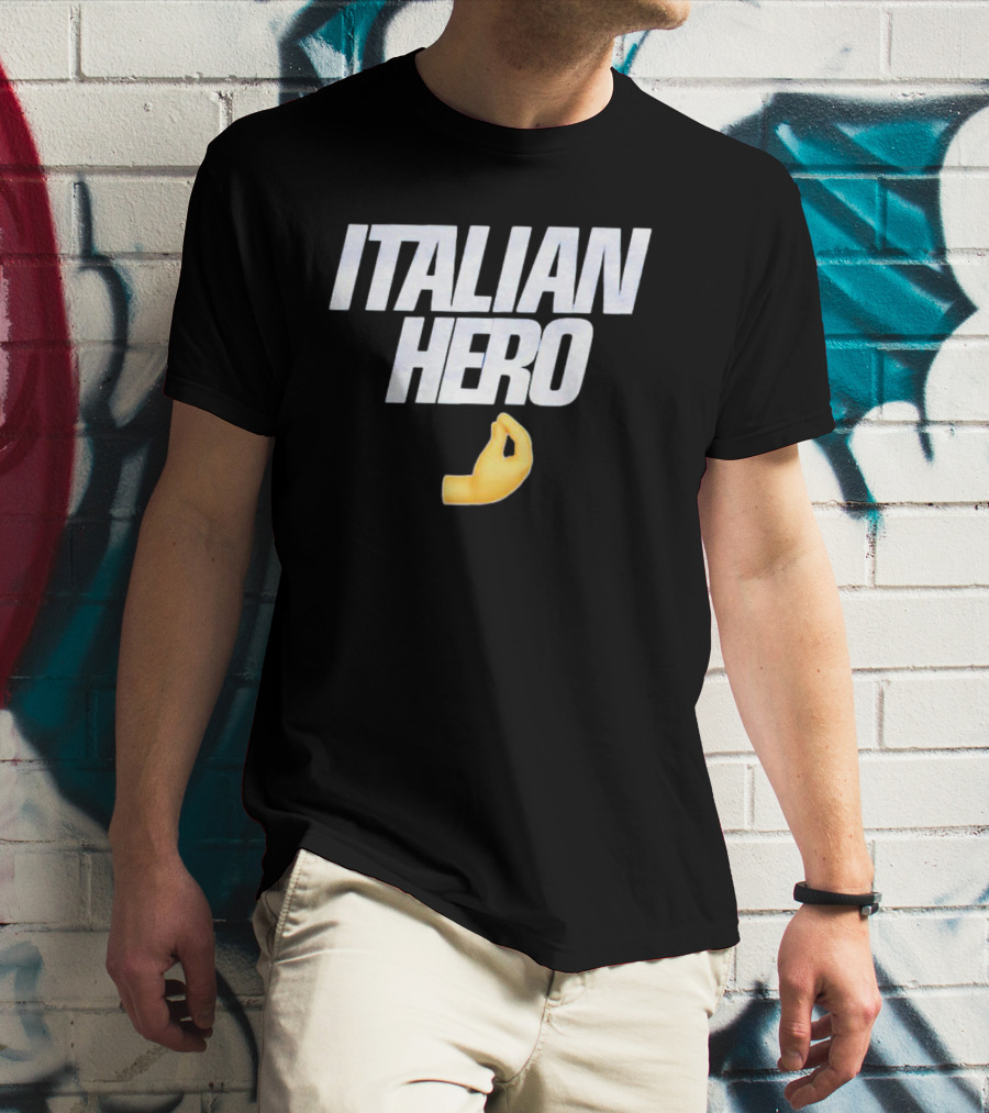 Italian Hero Che Vuoi Hand Gesture Emoji T-Shirt