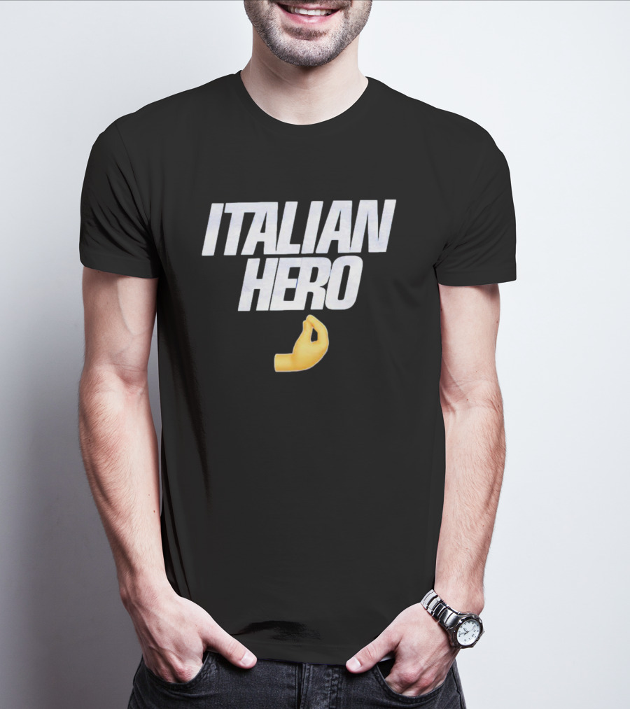 Italian Hero Che Vuoi Hand Gesture Emoji T-Shirt