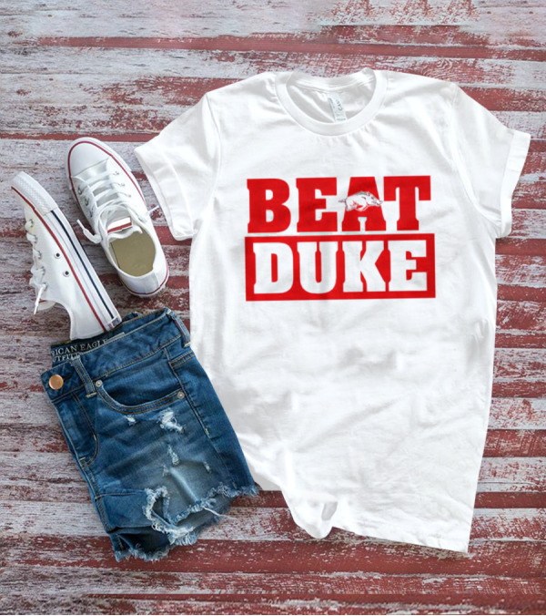 Arkansas Razorbacks Beat Duke Red T-Shirt