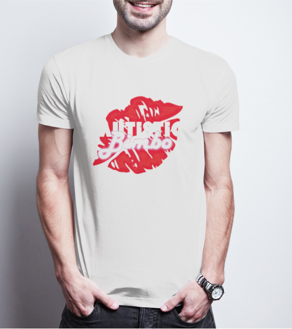 Autistic Bimbo Bold Red Lips T-Shirt