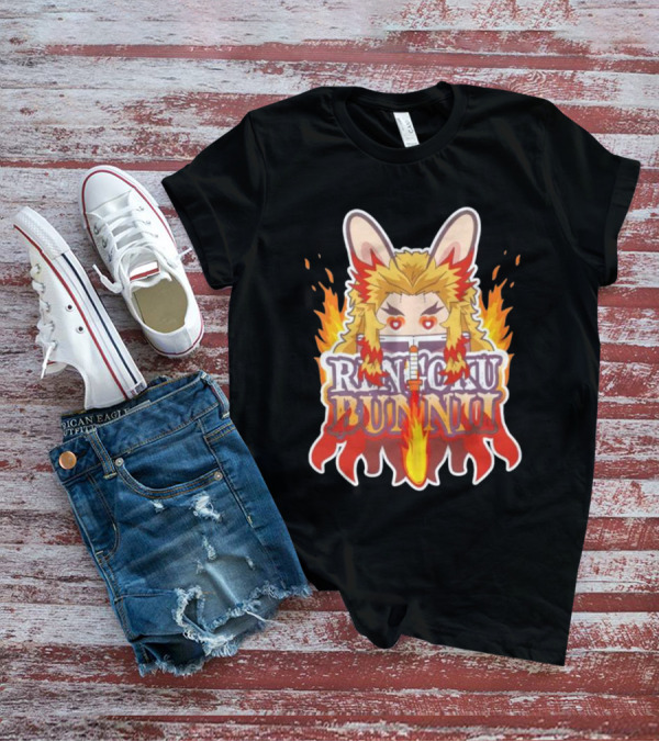 Bunnii Gang Rengoku Bunnii Fire Ears T-Shirt