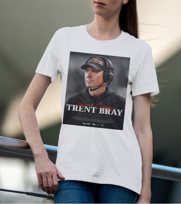 Head Coach Trent Bray Oregon State Football Build The Dam Corvallis, Oregon Beavers T-Shirt
