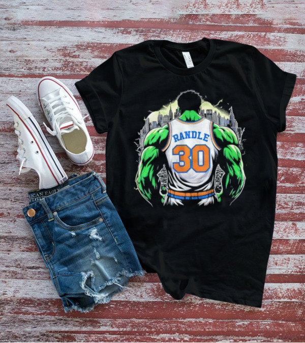 Julius Randle Hulk Rampage Randle 30 NYC Basketball Crossover T-Shirt