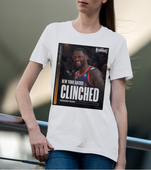 NBA In-Season Tournament New York Knicks Clinched Knockout Round T-Shirt