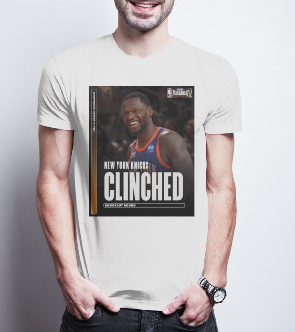 NBA In-Season Tournament New York Knicks Clinched Knockout Round T-Shirt