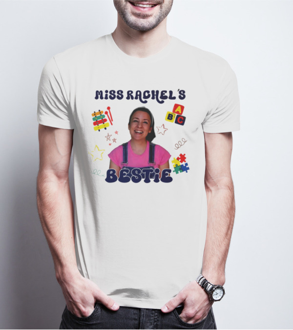 Miss Rachel's Bestie ABC Christmas Custom Name T-Shirt