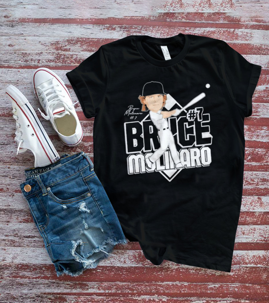 Bryce Molinaro #7 Baseball Player 2023-2024 T-Shirt
