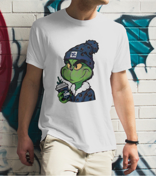 Grinch Boujee Dallas Leopard Print Winter Beanie Coffee Cup Sports T-Shirt