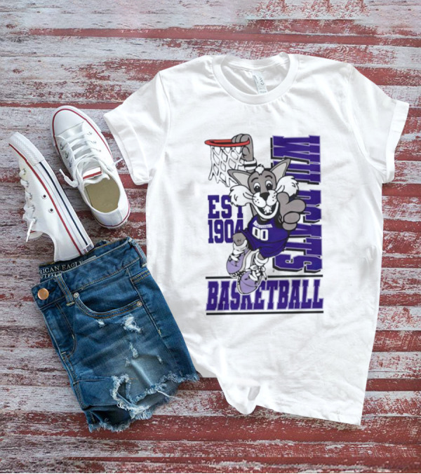 Northwestern Wildcats Basketball Willie Dunk Est 1904 T-Shirt