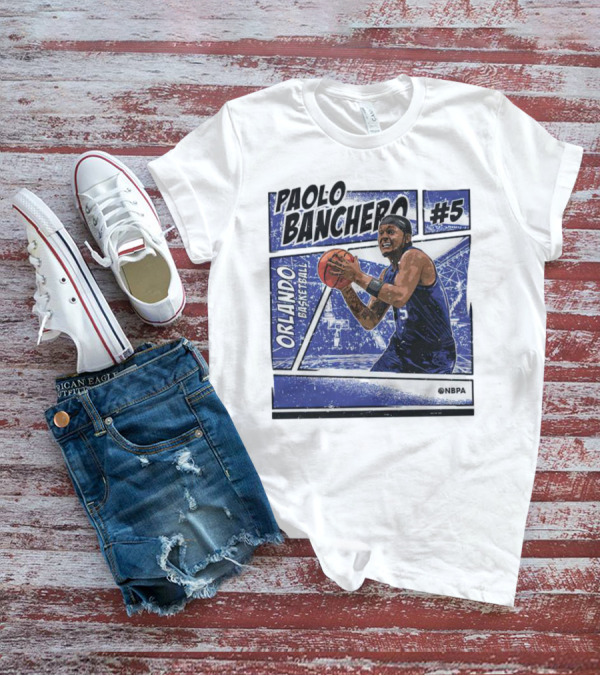 Paolo Banchero Orlando Basketball #5 NBPA Comic T-Shirt