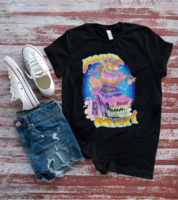 Papa Meat Monster Truck Adventure T-Shirt