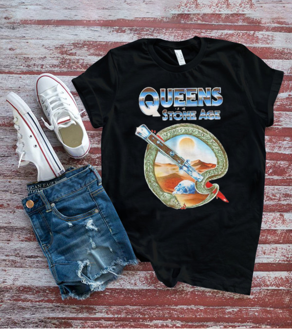 Queens Of The Stone Age Desert Snake Skull T-Shirt