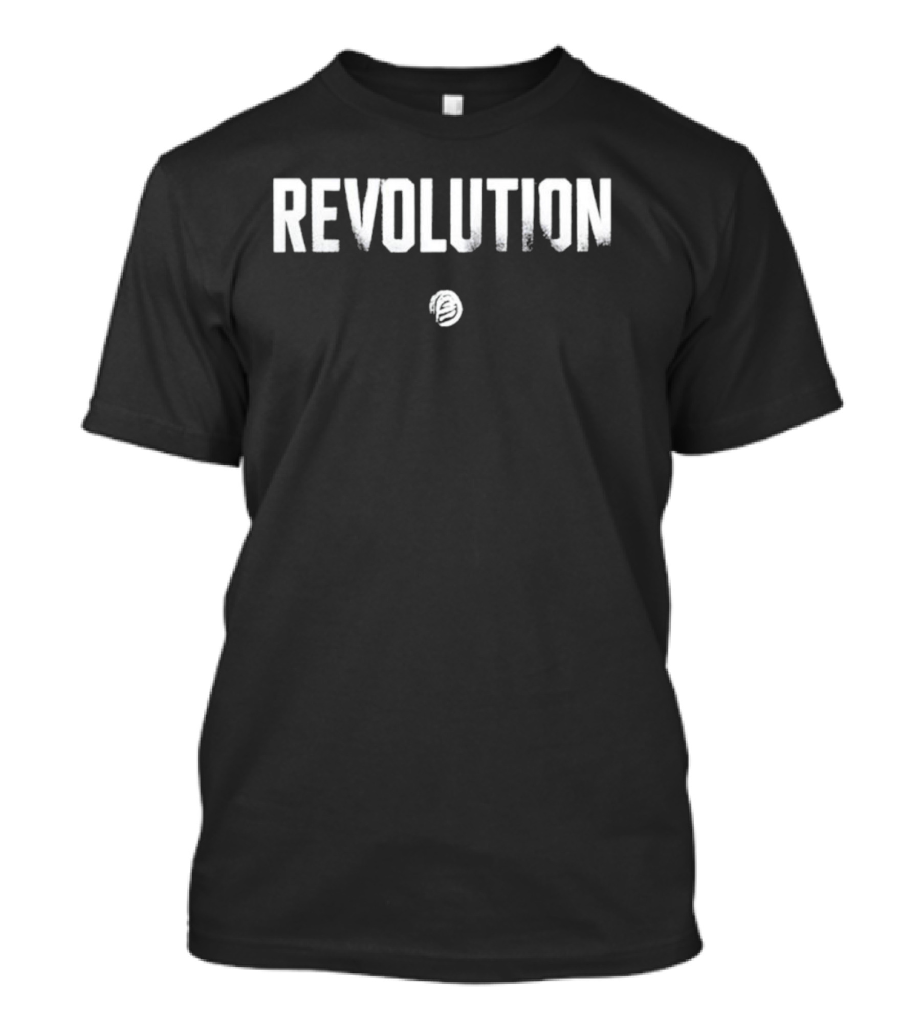 Revolutionx Revolution White Text With Circular T-Shirt