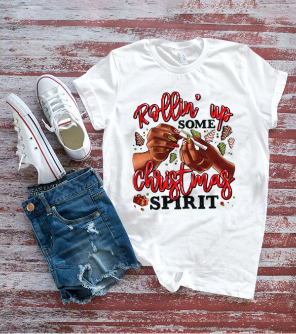 Rollin’ Up Some Christmas Spirit With Festive Candy Canes And Holiday Cheer T-Shirt