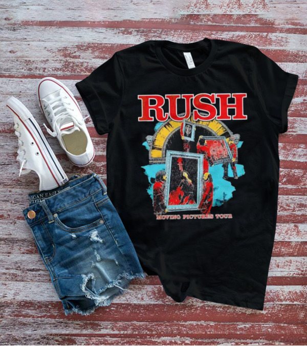 Rush Moving Pictures Tour Album Artwork Elements T-Shirt