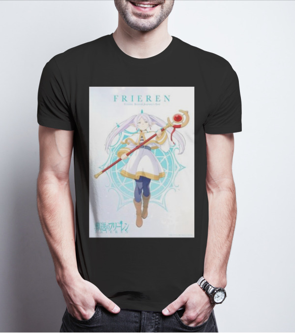 Frieren Beyond Journey's End Sousou No Frieren Anime Character Wand T-Shirt