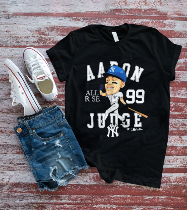 Aaron Judge All Rise 99 NY Yankees Caricature T-Shirt