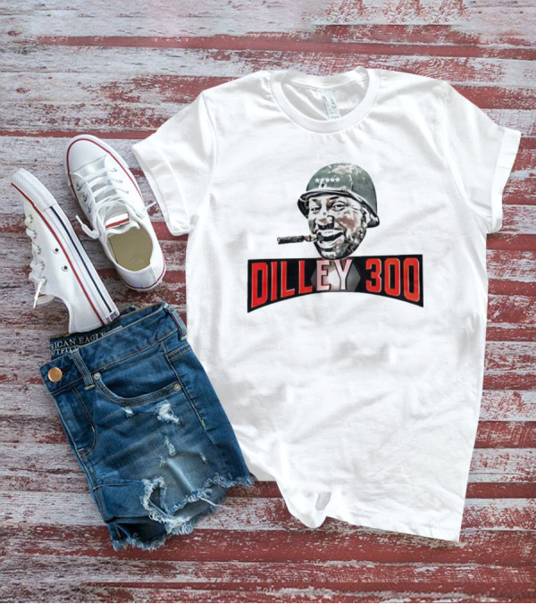Dilley 300 Military Style Helmet Cigar Laughing Soldier T-Shirt