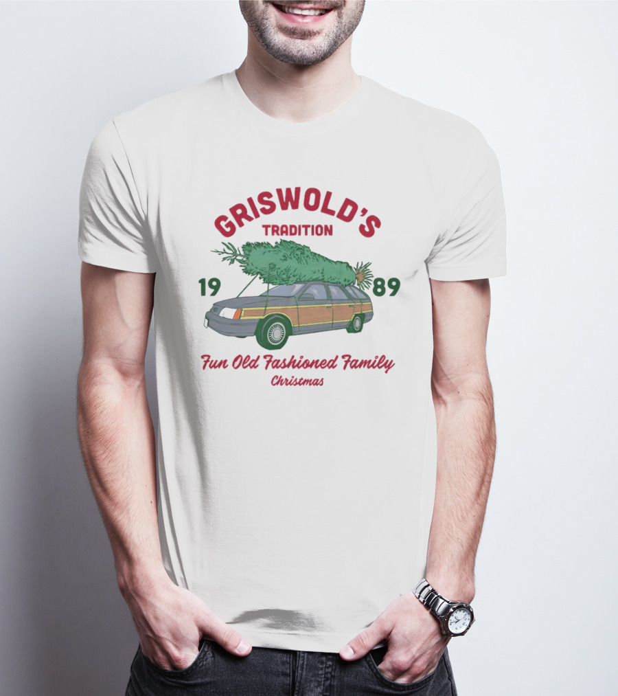 Griswold's Tradition 1989 Fun Old Fashioned Family Christmas T-Shirt