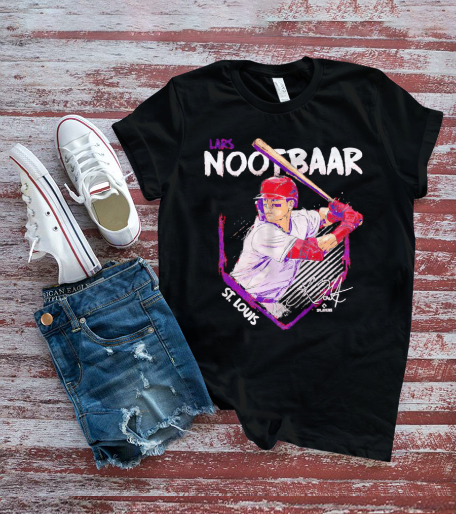 Lars Nootbaar St. Louis Baseball Players Signature T-Shirt