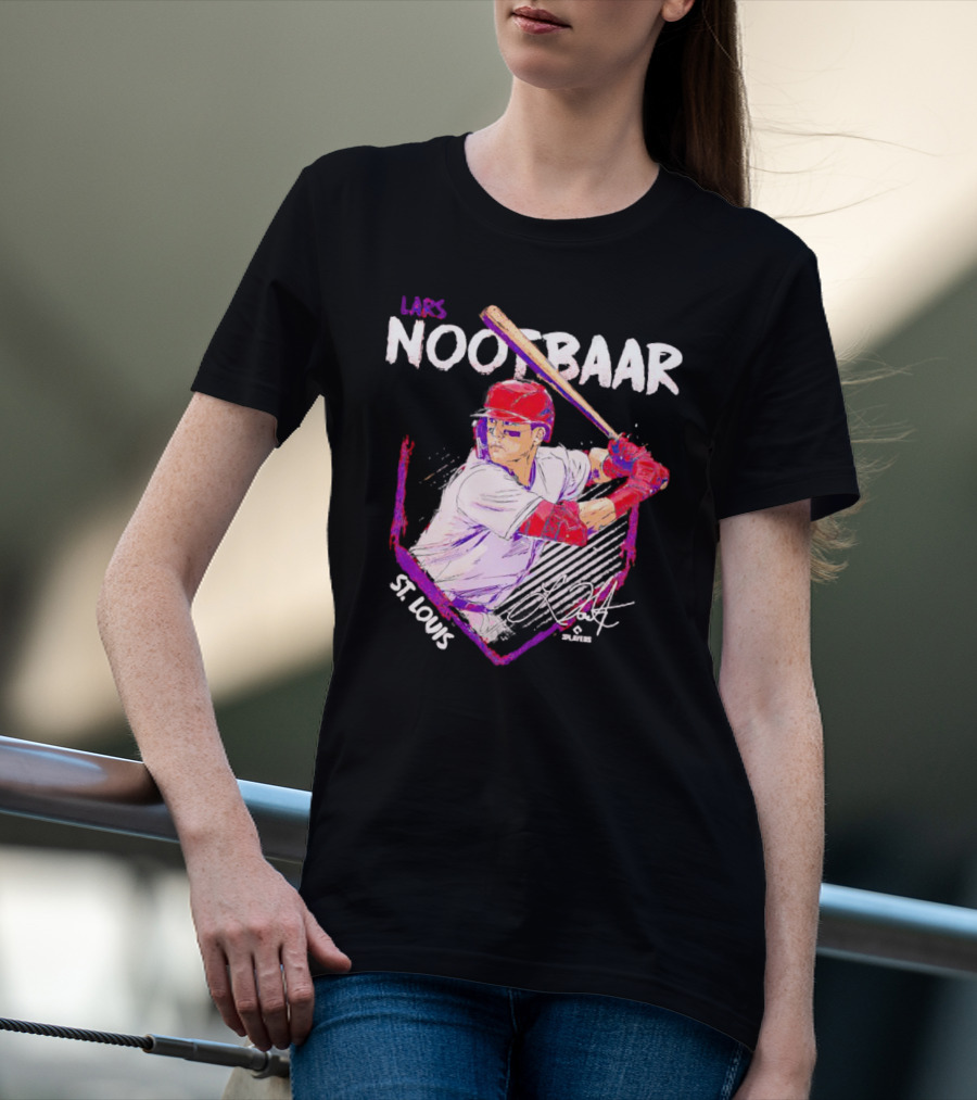 Lars Nootbaar St. Louis Baseball Players Signature T-Shirt
