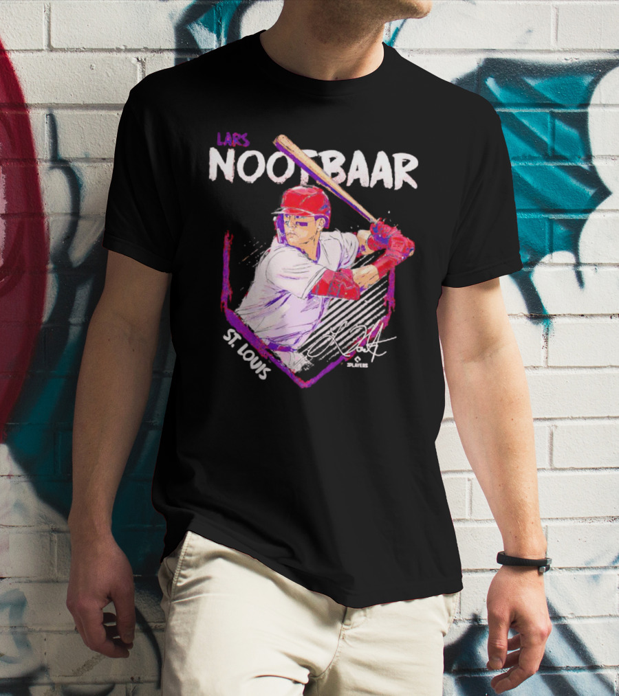 Lars Nootbaar St. Louis Baseball Players Signature T-Shirt