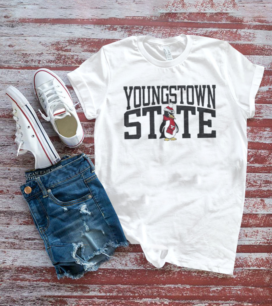 Youngstown State Penguin Pete Christmas Holiday T-Shirt