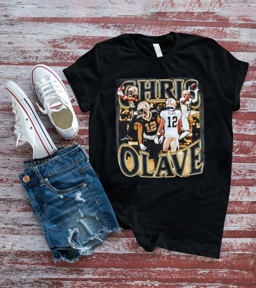 Chris Olave Nola Dreams 12 Saints Football Icons T-Shirt