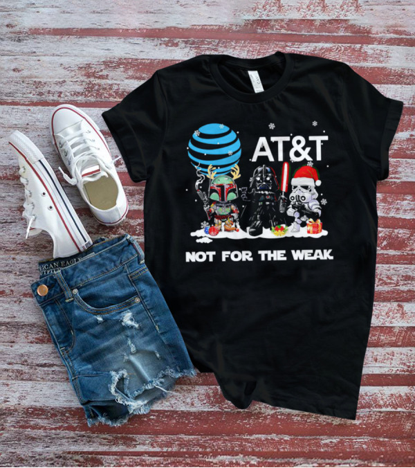 AT&T Star Wars Characters Chibi Not For The Weak Christmas T-Shirt