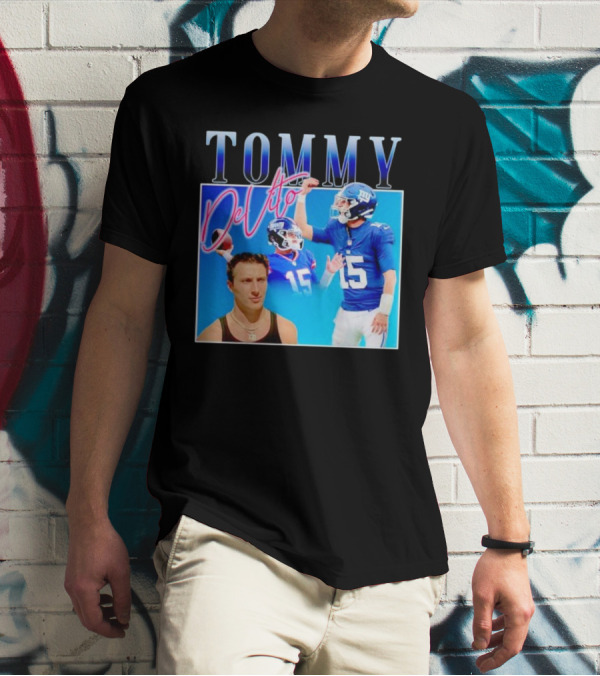 TOMMY DeVito New York Giants Quarterback Legacy T-Shirt