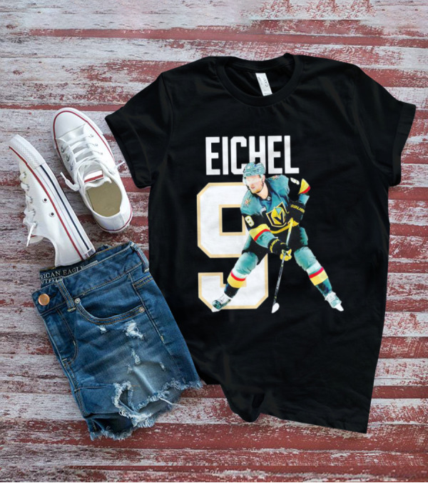 Vegas Golden Knights Jack Eichel 9 Hockey Player MVP T-Shirt