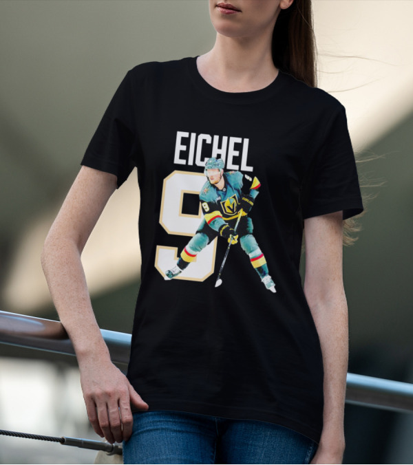 Vegas Golden Knights Jack Eichel 9 Hockey Player MVP T-Shirt