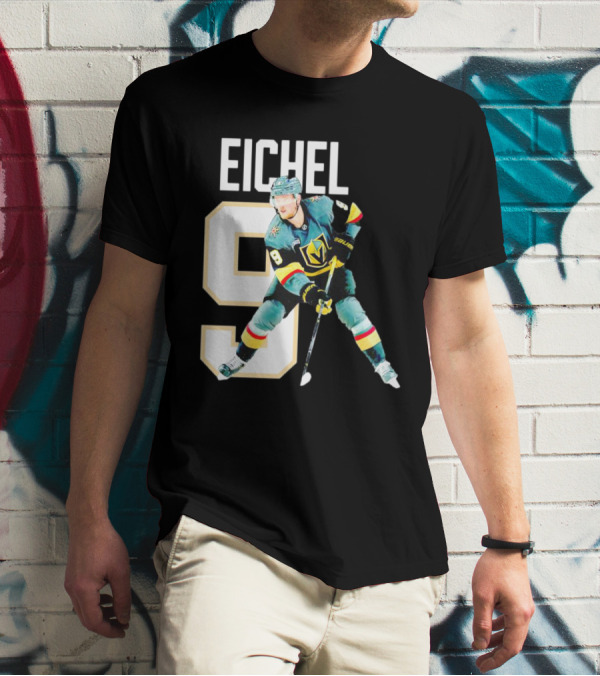 Vegas Golden Knights Jack Eichel 9 Hockey Player MVP T-Shirt