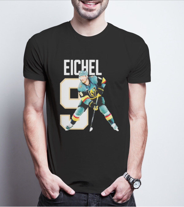 Vegas Golden Knights Jack Eichel 9 Hockey Player MVP T-Shirt