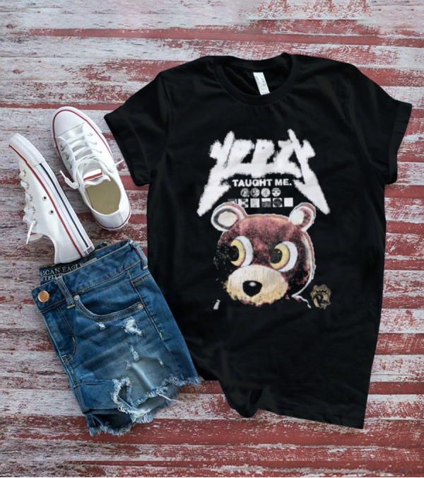 Yeezy Taught Me Graduation Bear Mascot Vintage T-Shirt