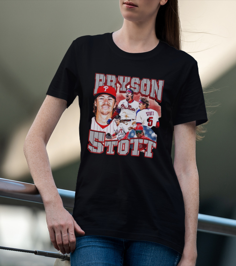 Bryson Stott Philadelphia Phillies Baseball Player T-Shirt