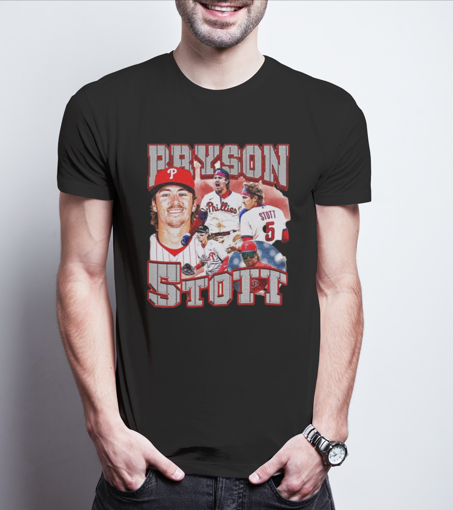 Bryson Stott Philadelphia Phillies Baseball Player T-Shirt
