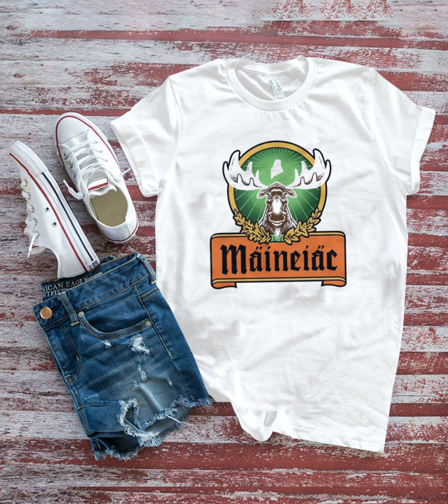 Jagermeister Maineiac Moose Maine T-Shirt