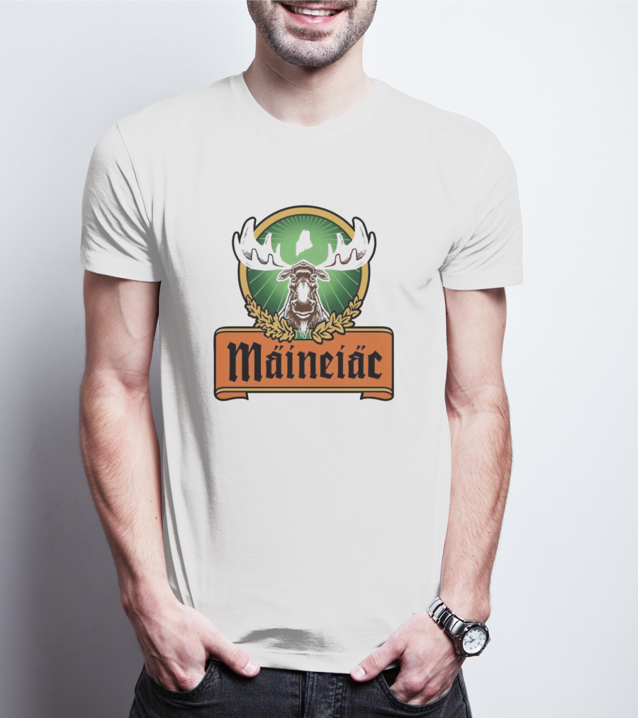 Jagermeister Maineiac Moose Maine T-Shirt