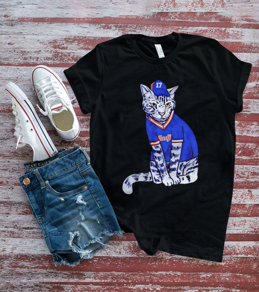 Keith Hernandez Hadji Cat Mets Jersey Number 17 T-Shirt