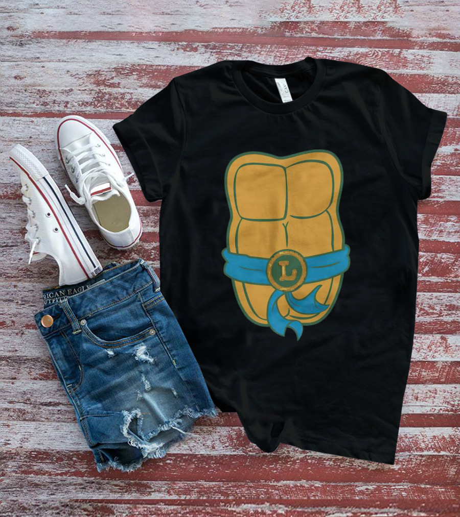Leonardo Belt Turtle Shell Abs T-Shirt