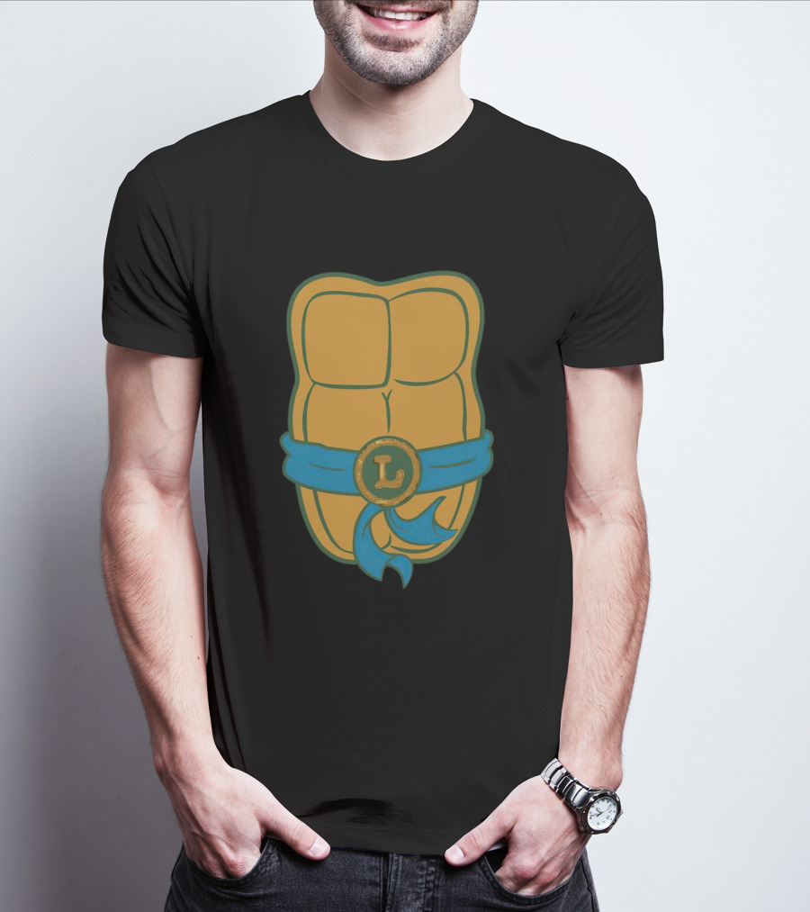 Leonardo Belt Turtle Shell Abs T-Shirt